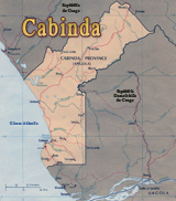 Mapa de Cabinda