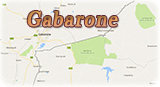 Mapa Gabarone
