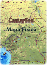 Mapa Camarões
