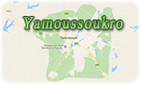 Mapa Yamoussoukro