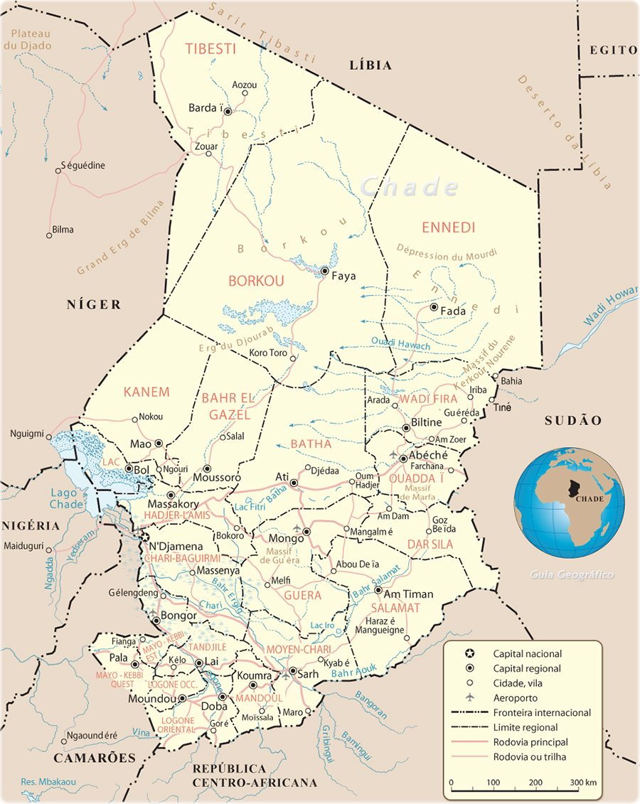 Mapa Chade