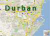 Mapa Durban