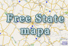 Free State mapa