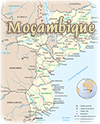 Mapa Moçambique