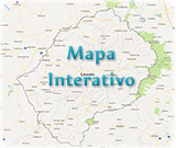 Lesoto mapa