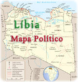 Mapa politico Libia