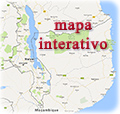 Mapa geografico Malawi