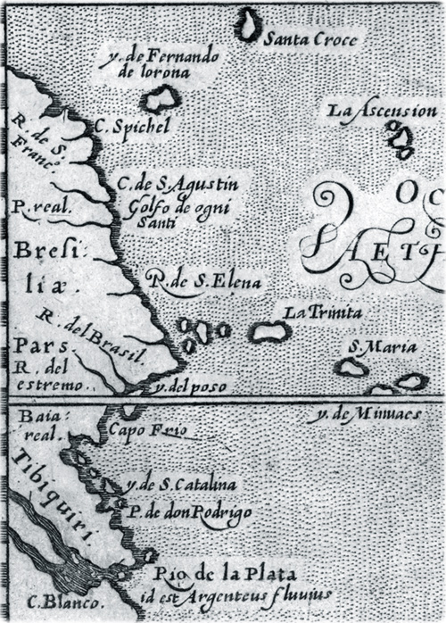 Mapa Girolamo Porro