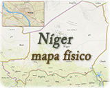 Niger mapa fisico