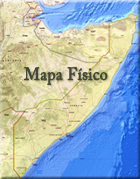 Mapa Somalia fisico